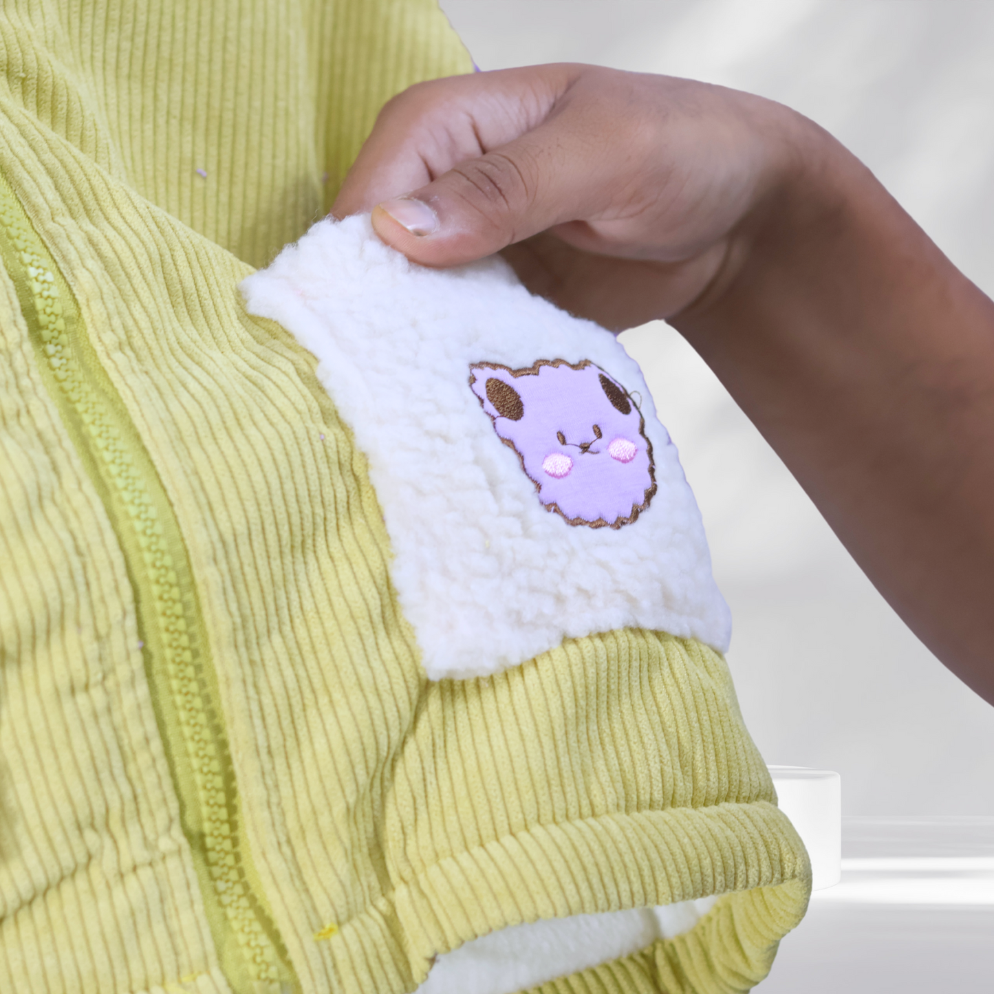 Cute Bear-Themed Hooded Baby Jacket with Fleece Lining for kids - Tinnie and Tiny