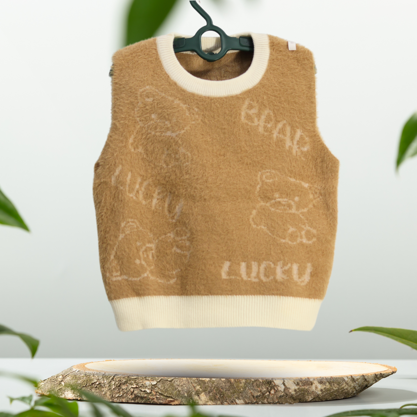 Soft Furry Bear Cut Sleeve Sweater for Kids – Cozy Sweater by Tinnie and Tiny
