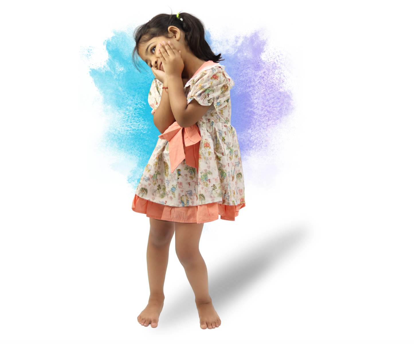 Floral Print Dress for Kids