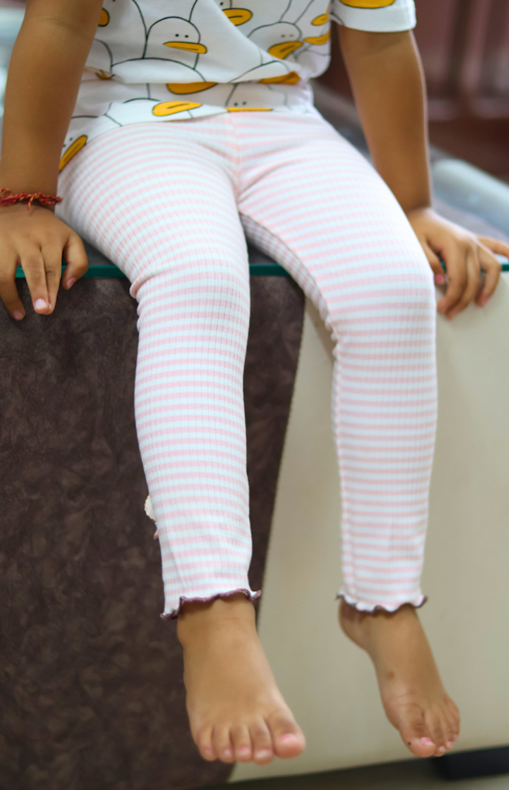 Cozy Striped Leggings for Girls - Extremely Comfortable for Kids