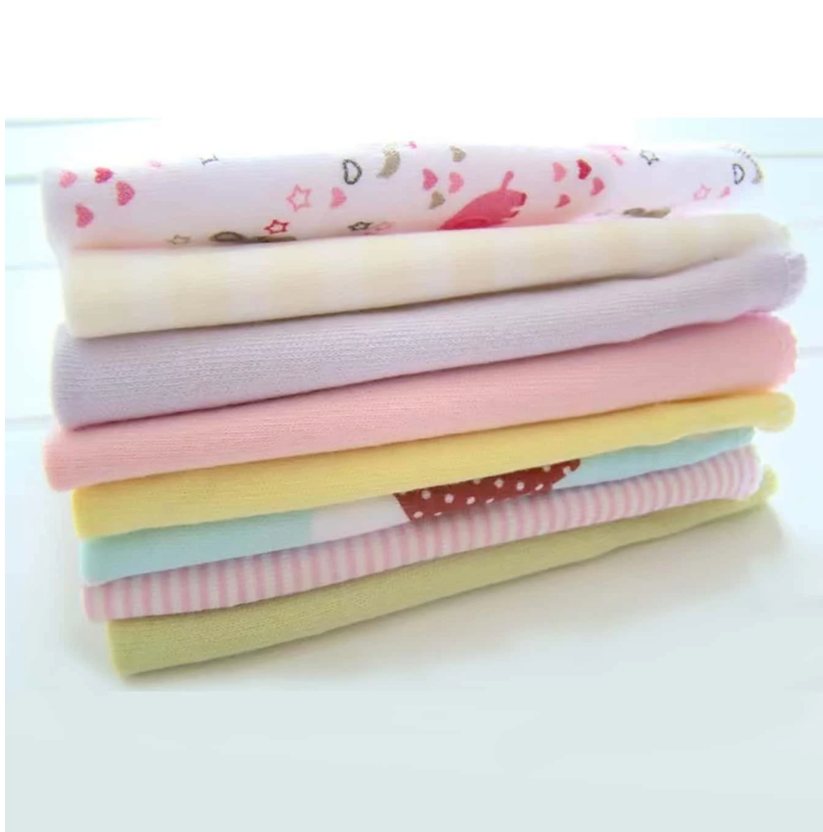 Tinnie and Tiny 6-Piece Baby Wash Cloth Set - Soft and Gentle for Everyday Use