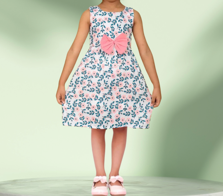 Floral Delight Girls Summer Dress Tinnie and Tiny