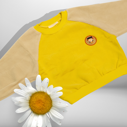 Cozy Fleece Sleeve Sweatshirt for Kids